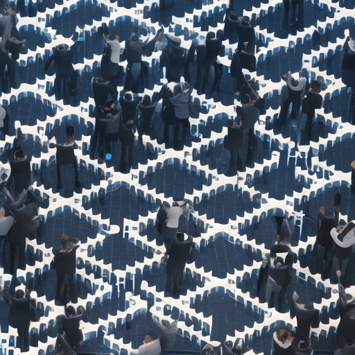 An image showcasing a diverse group of people, each holding a unique puzzle piece, symbolizing global collaboration and transparency