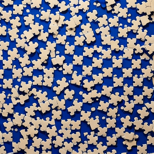 An image showcasing a vibrant mosaic of interconnected puzzle pieces, each representing a different organization or company, symbolizing Engiven's innovative partnerships that are reshaping the landscape of charitable donations