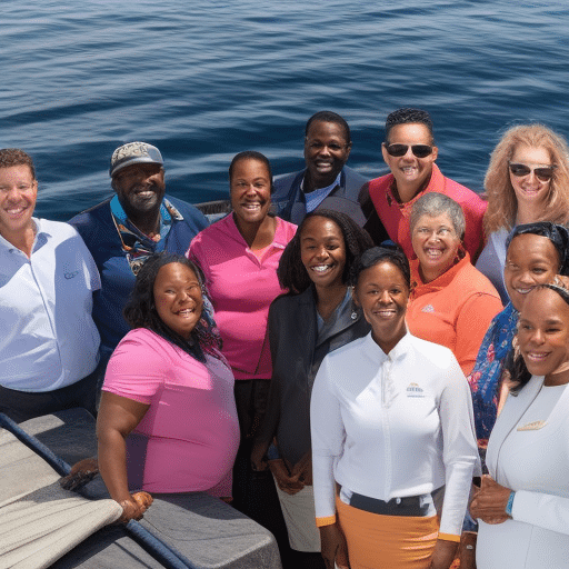An image showcasing a diverse group of individuals engaging in personalized fundraising activities on Presail